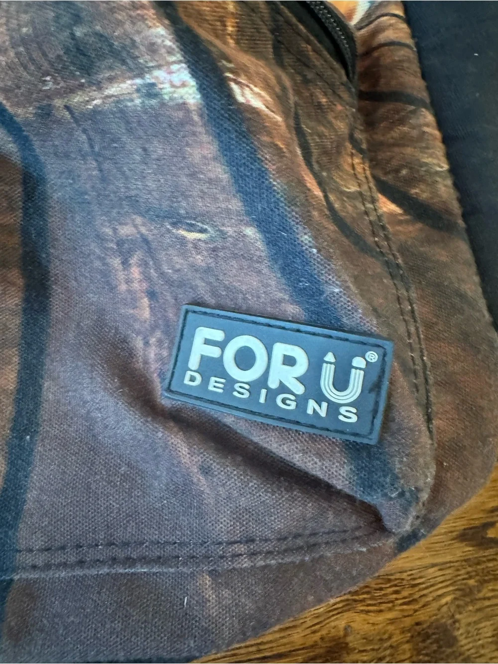 For U Designs Backpack with Dog Print